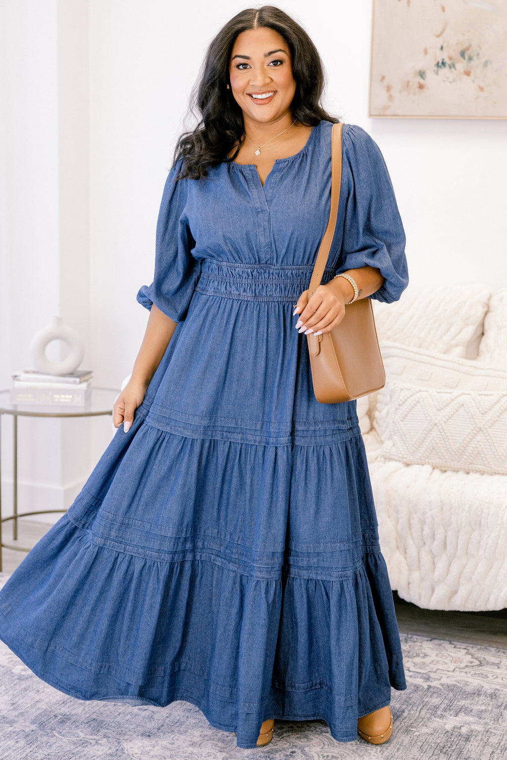The Clear Choice Dress, Denim