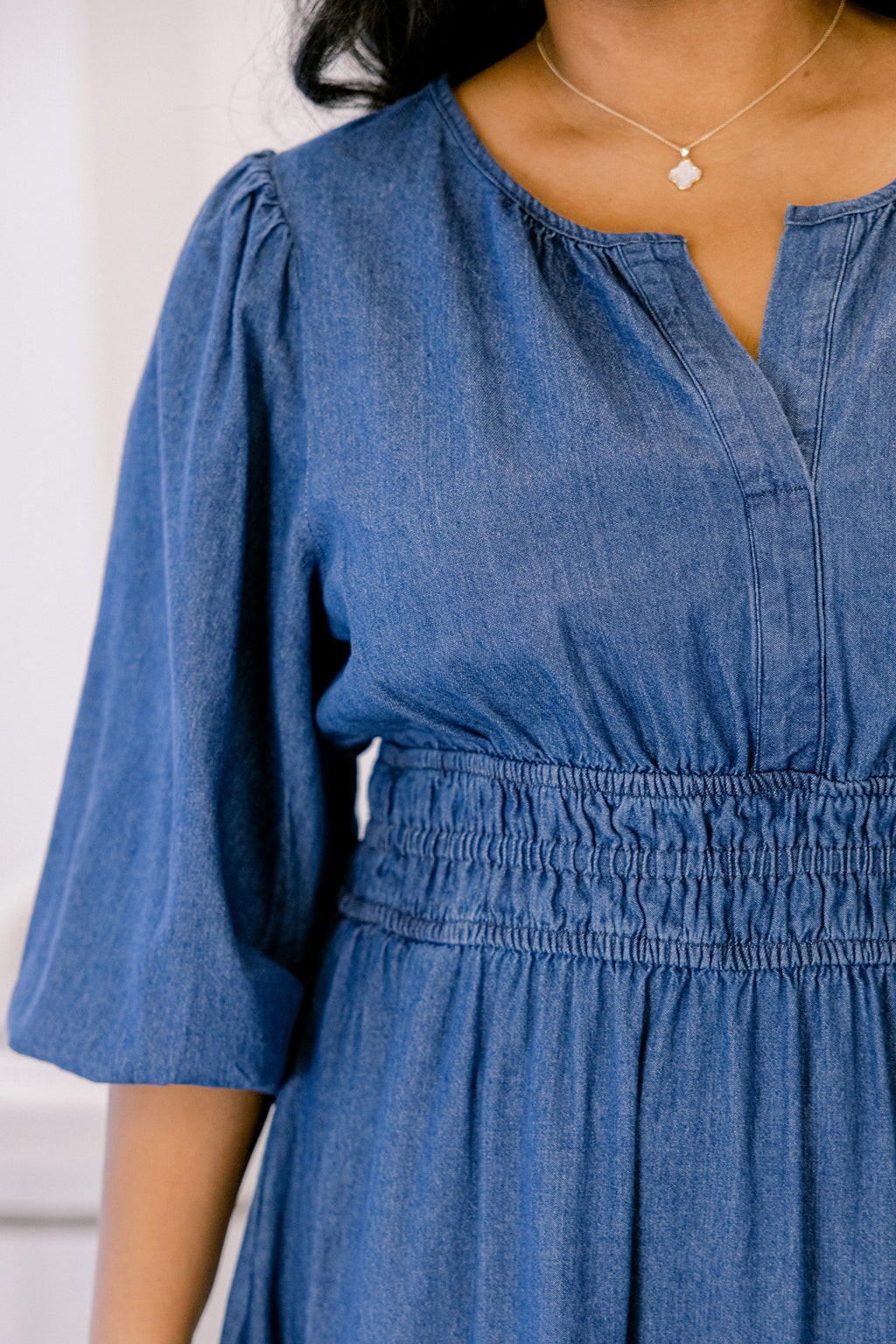 The Clear Choice Dress, Denim
