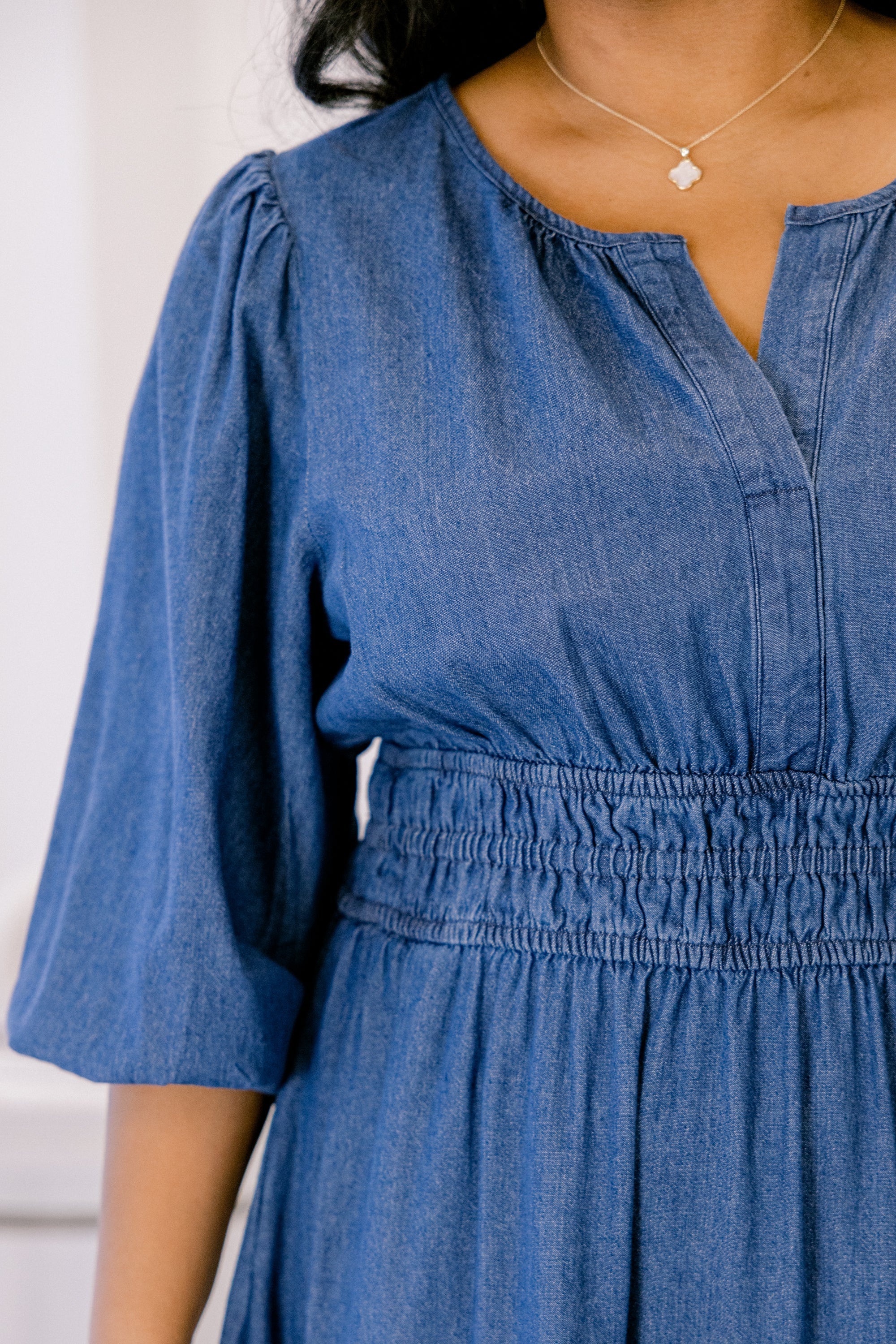 The Clear Choice Dress, Denim
