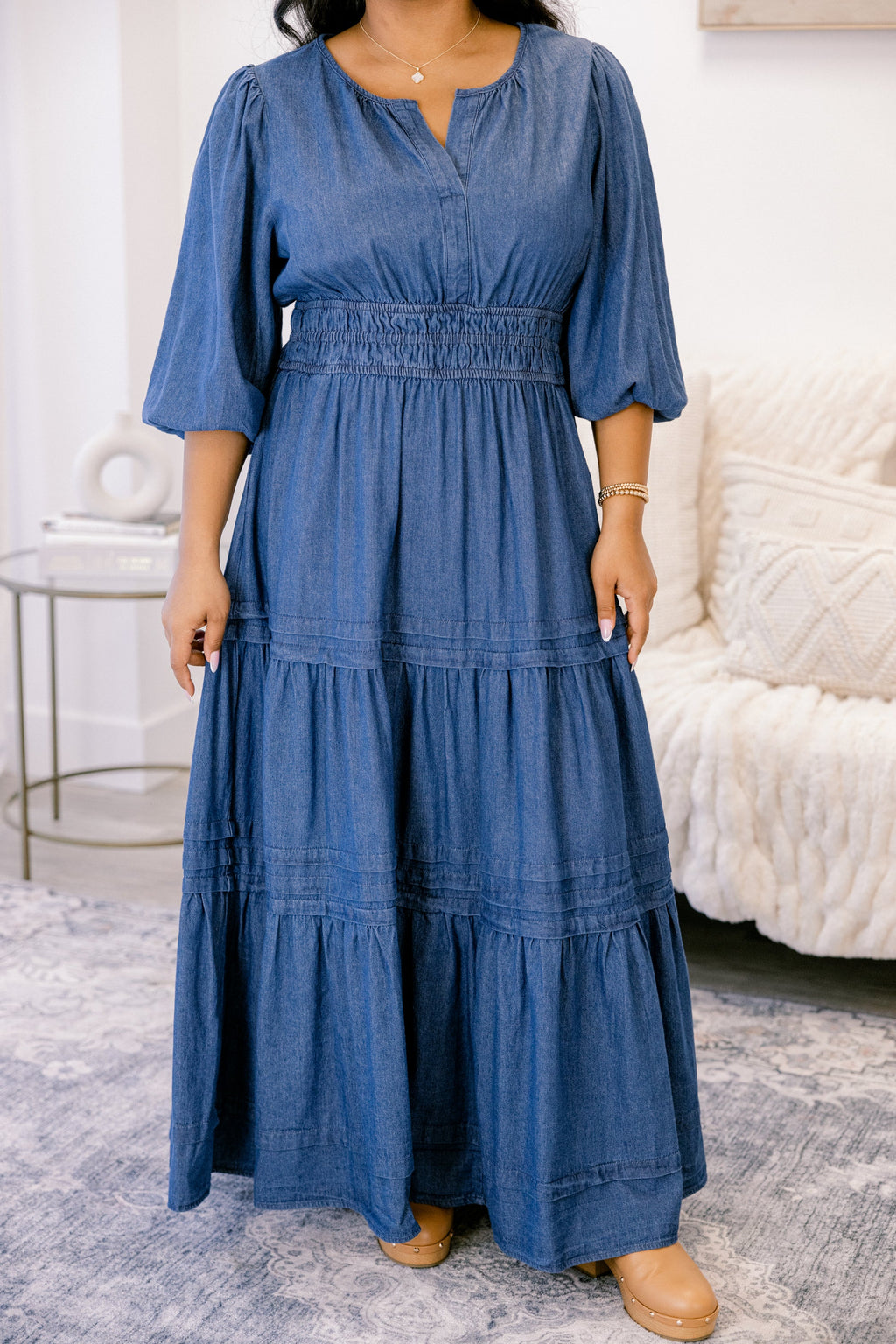 The Clear Choice Dress, Denim