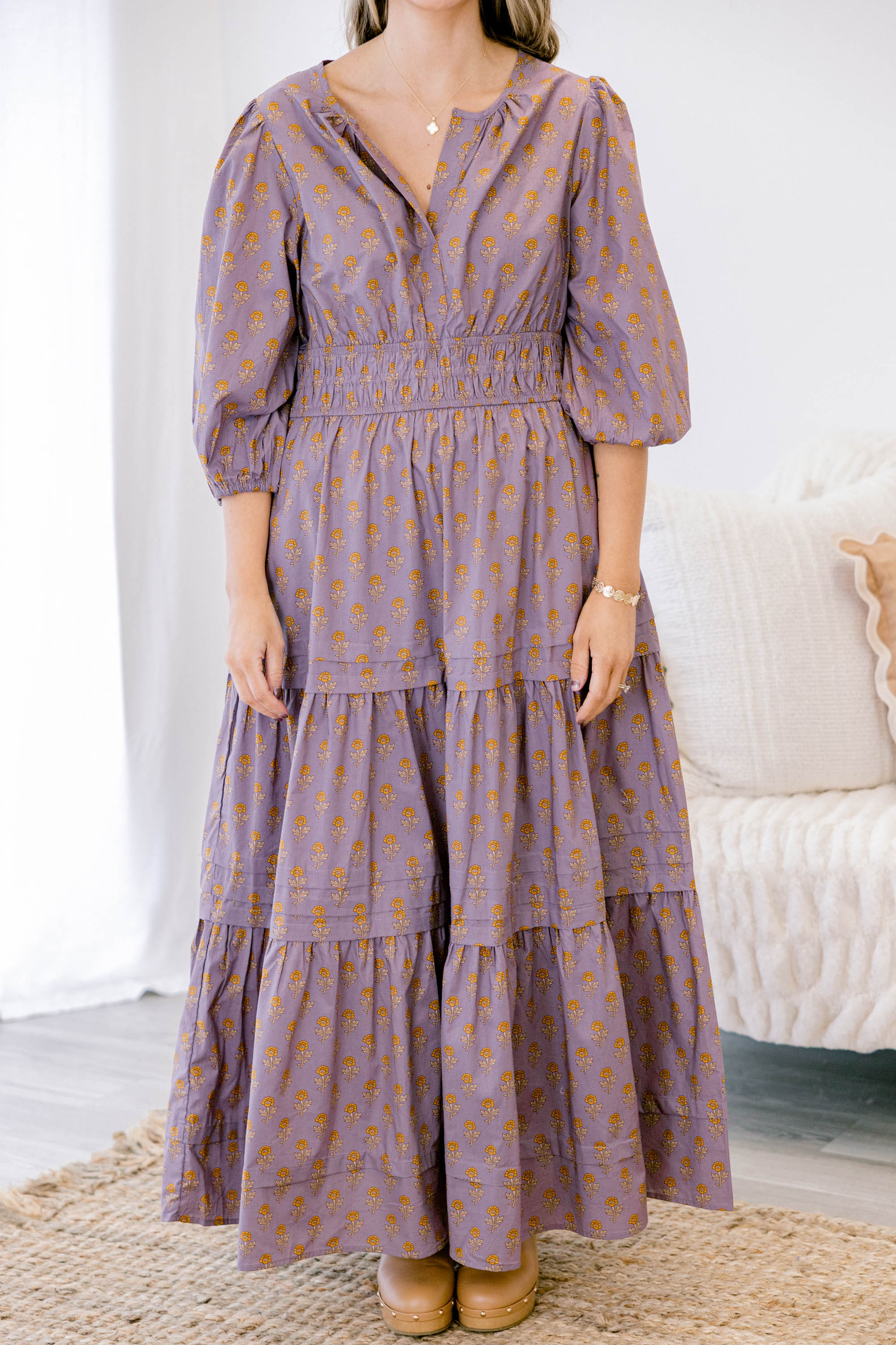 The Clear Choice Dress, Heather Purple