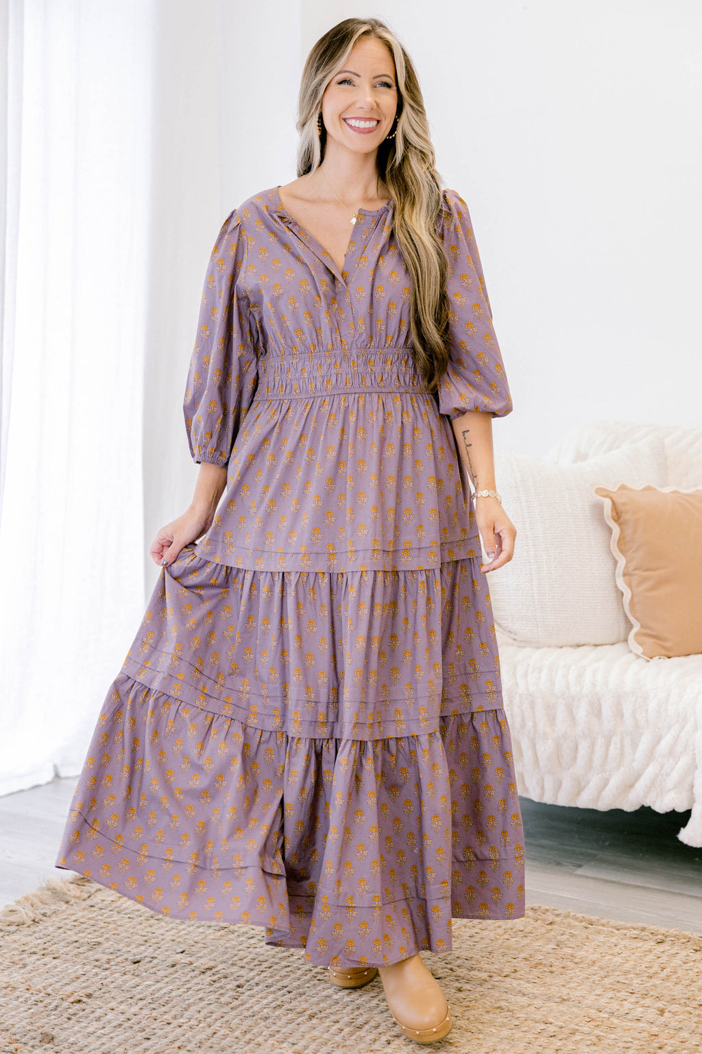 The Clear Choice Dress, Heather Purple