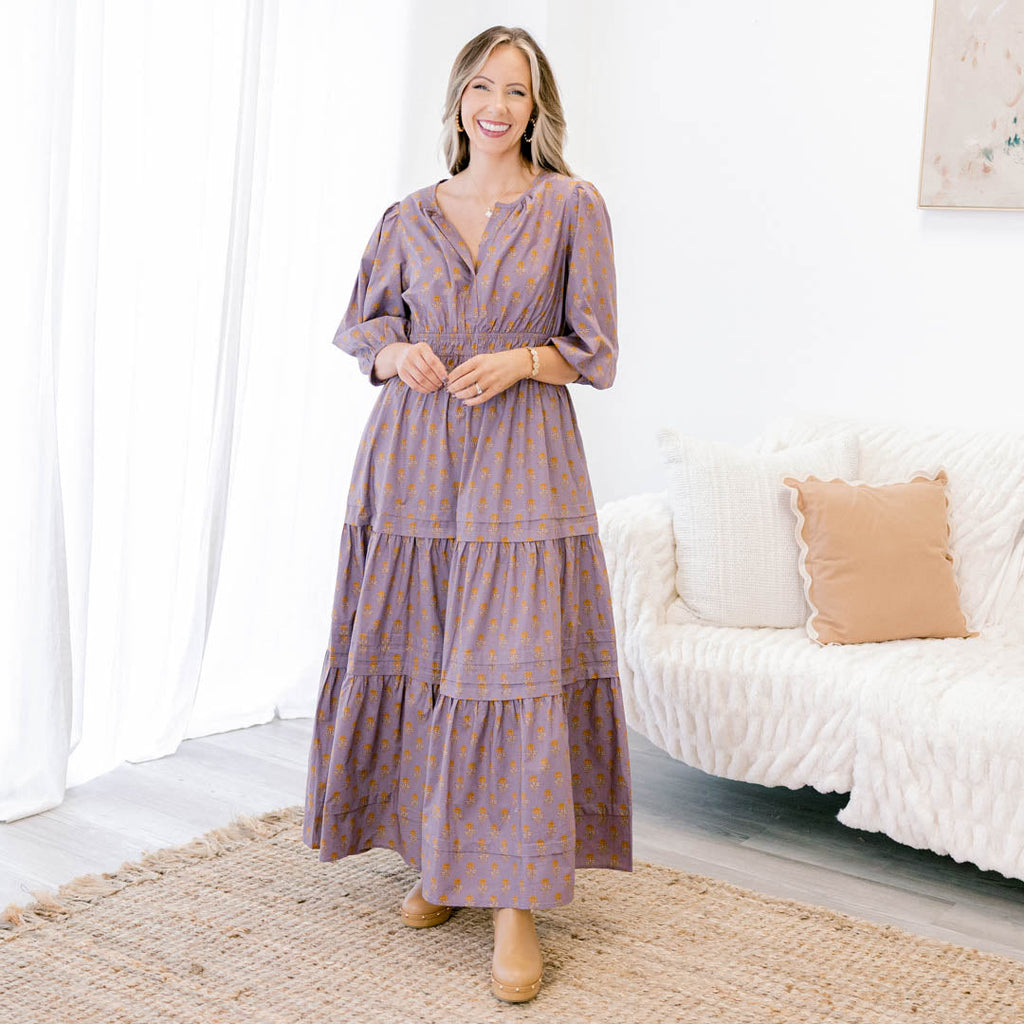 The Clear Choice Dress, Heather Purple