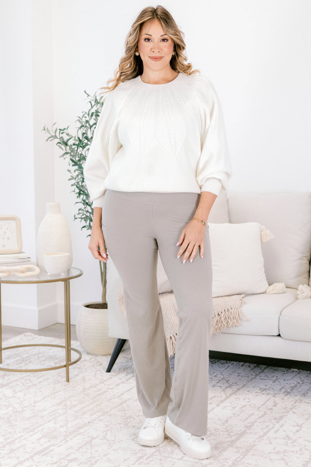 The Daily Routine Leggings, Stone Taupe