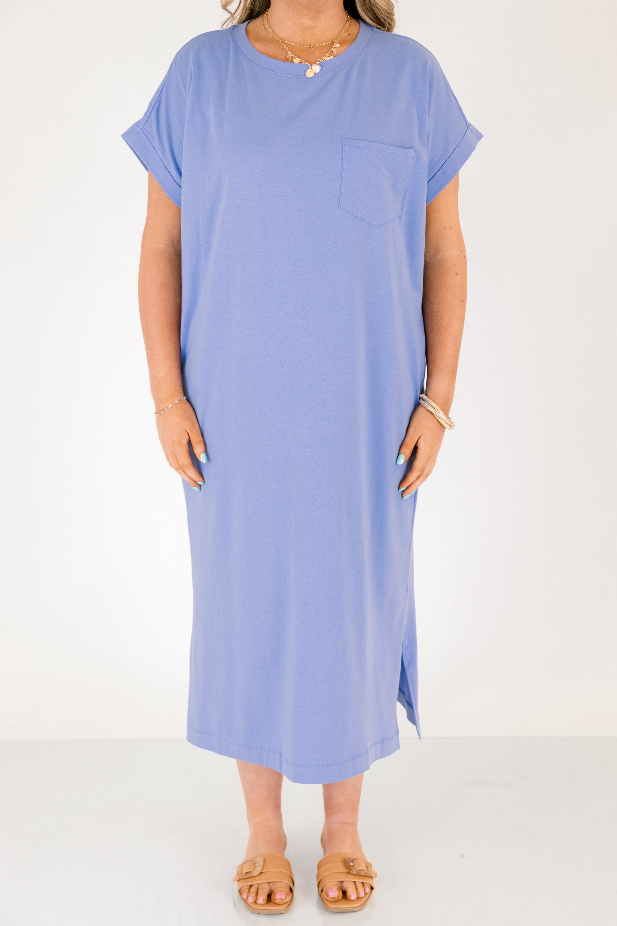 The Done Deal Dress, Cornflower Blue