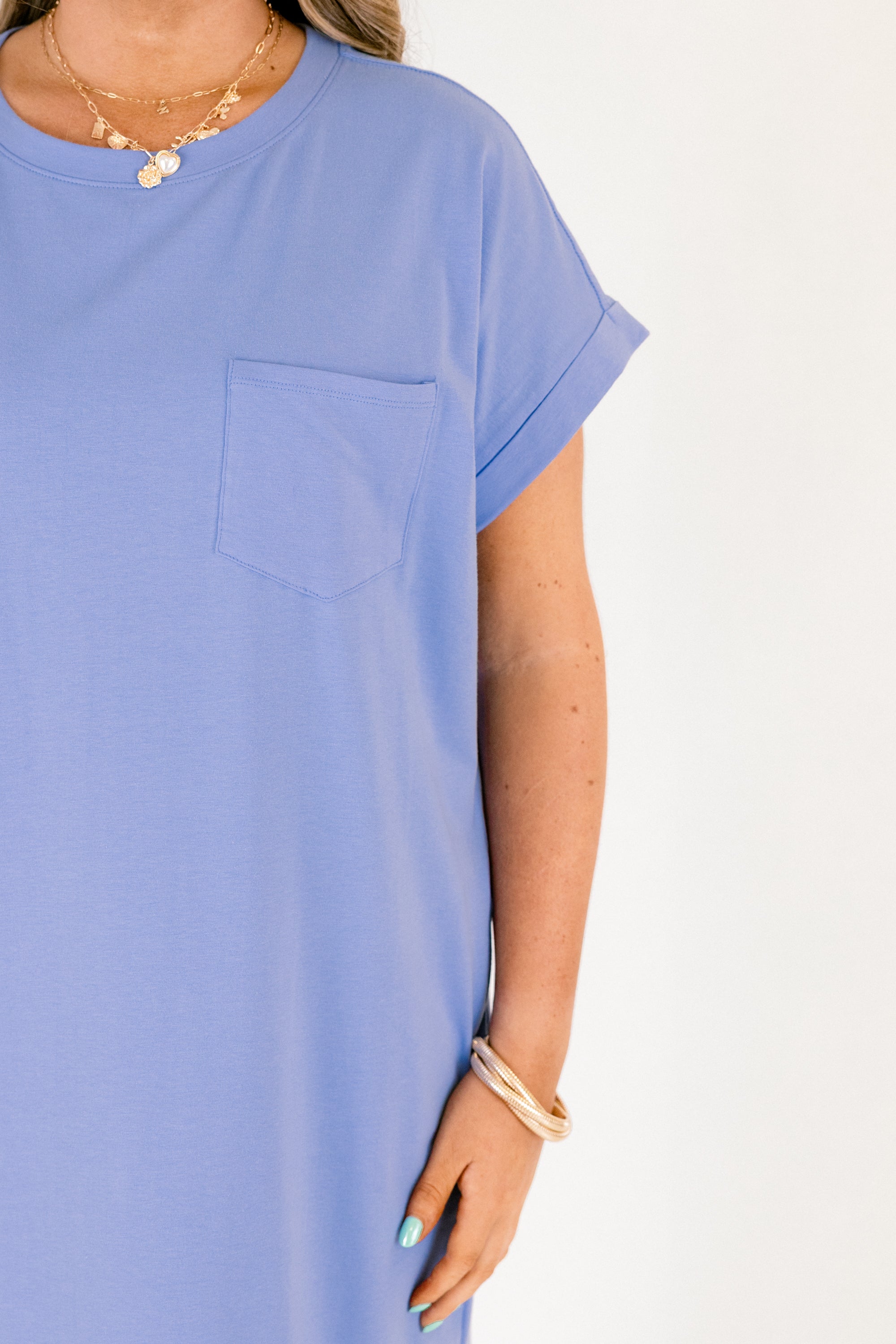 The Done Deal Dress, Cornflower Blue