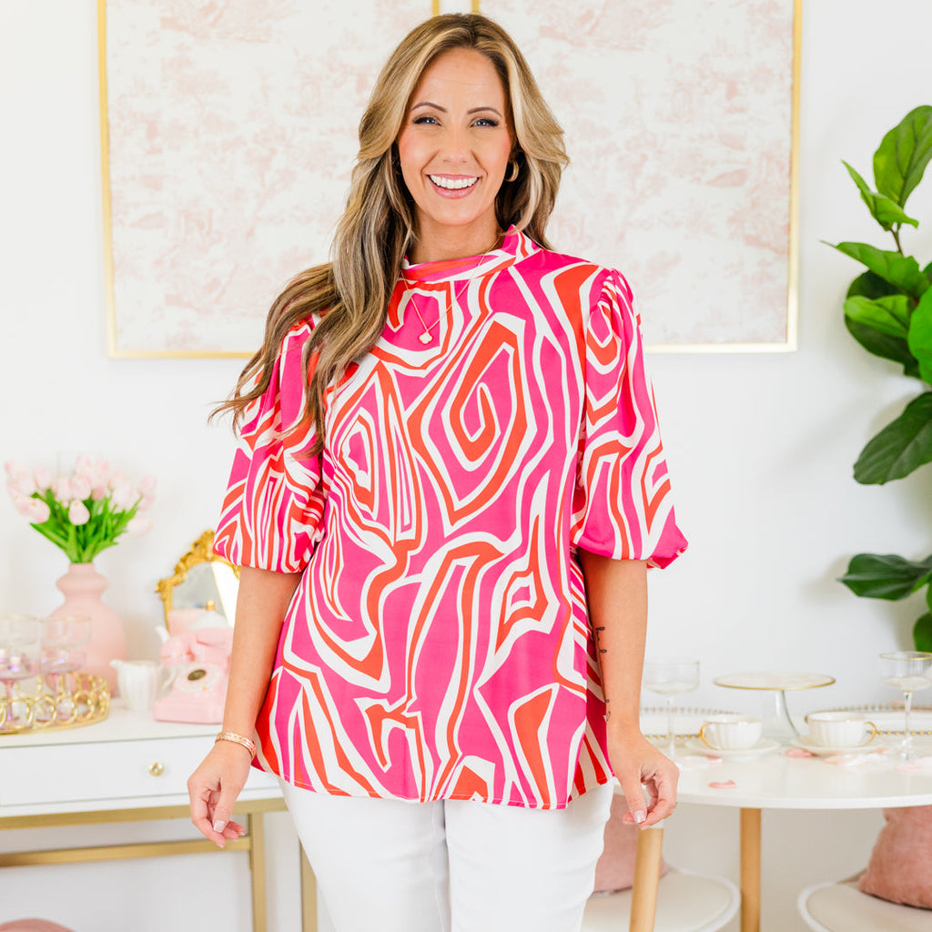 The Easy Way Top, Pink