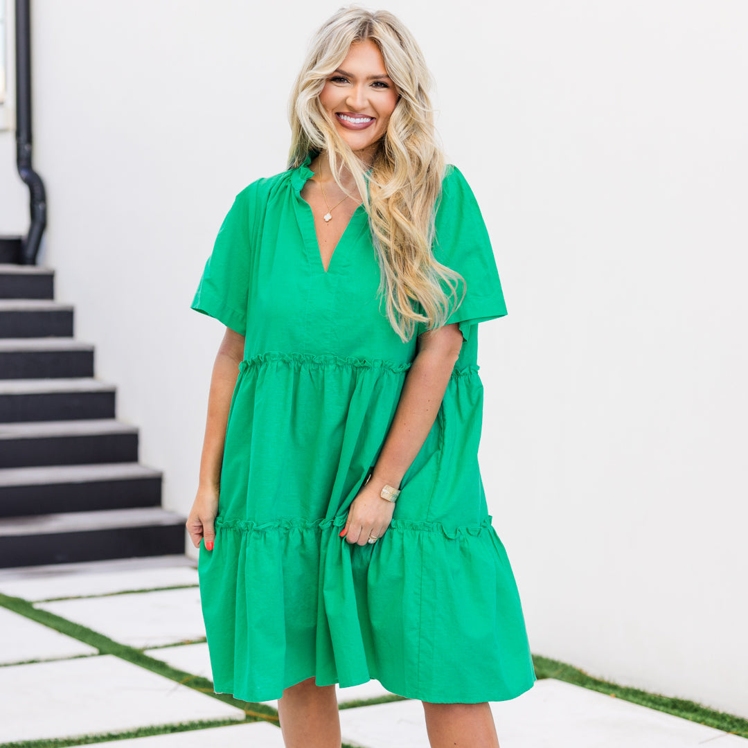 The Edge Dress, Green