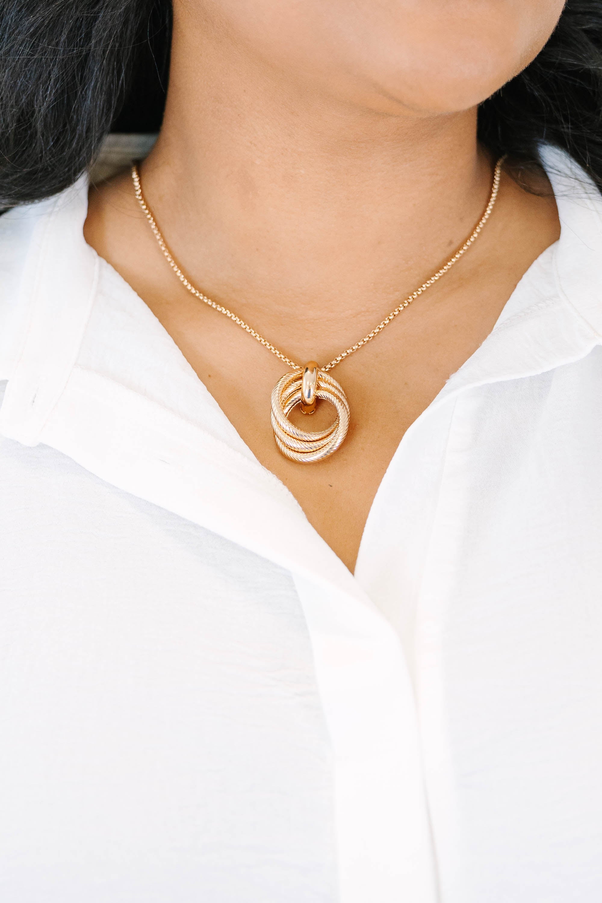 The Gold Standard Necklace, Gold