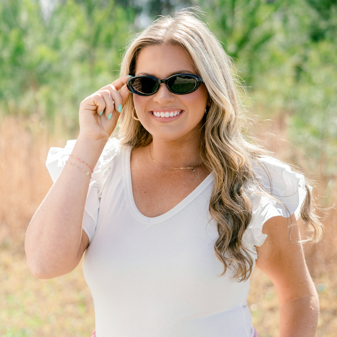 The Jetset Sunglasses, Black