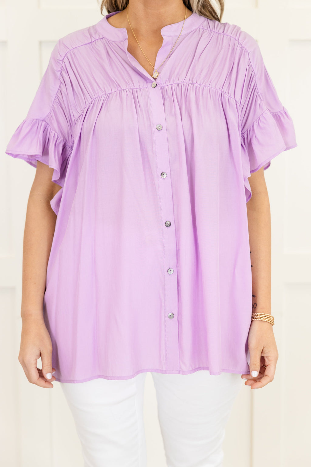 The Misfortunes Of Life Top, Lilac