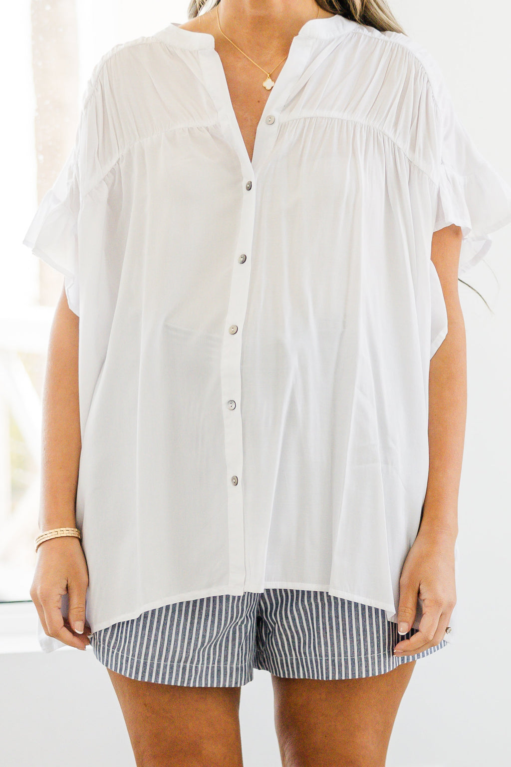The Misfortunes Of Life Top, White