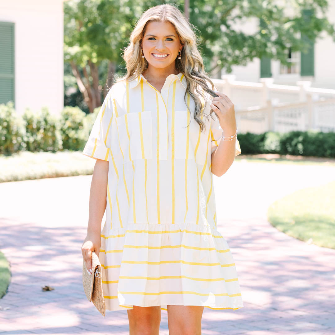The Moment Is Ours Dress, Yellow