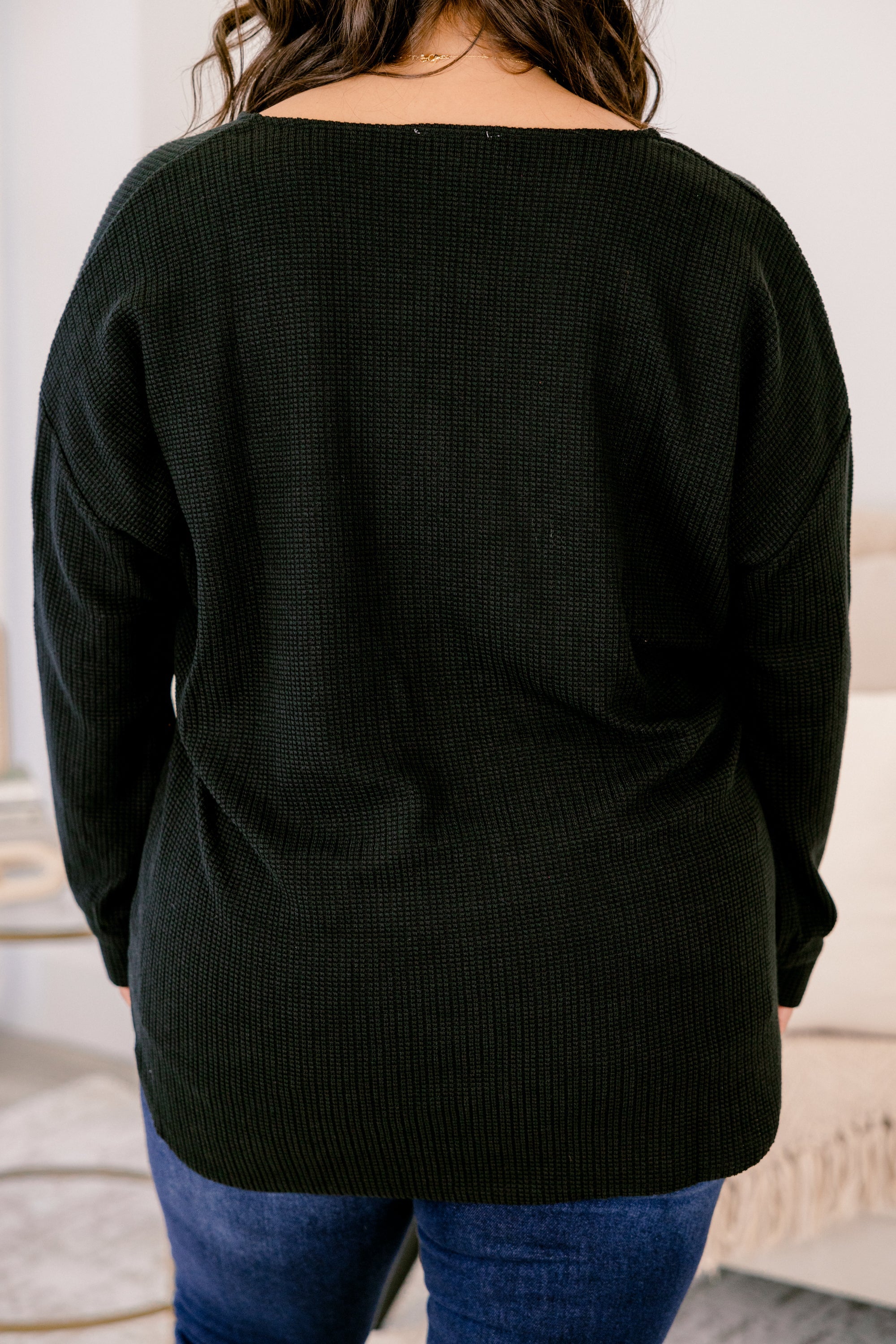 The One For You Shacket, Black