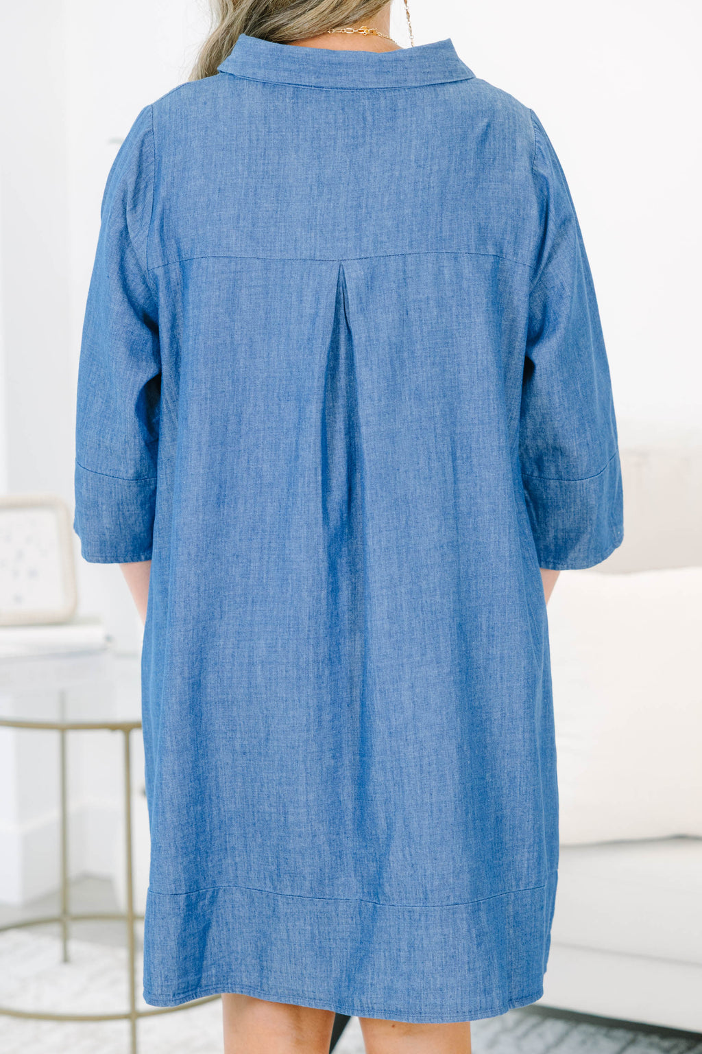The Right Impression Dress, Blue
