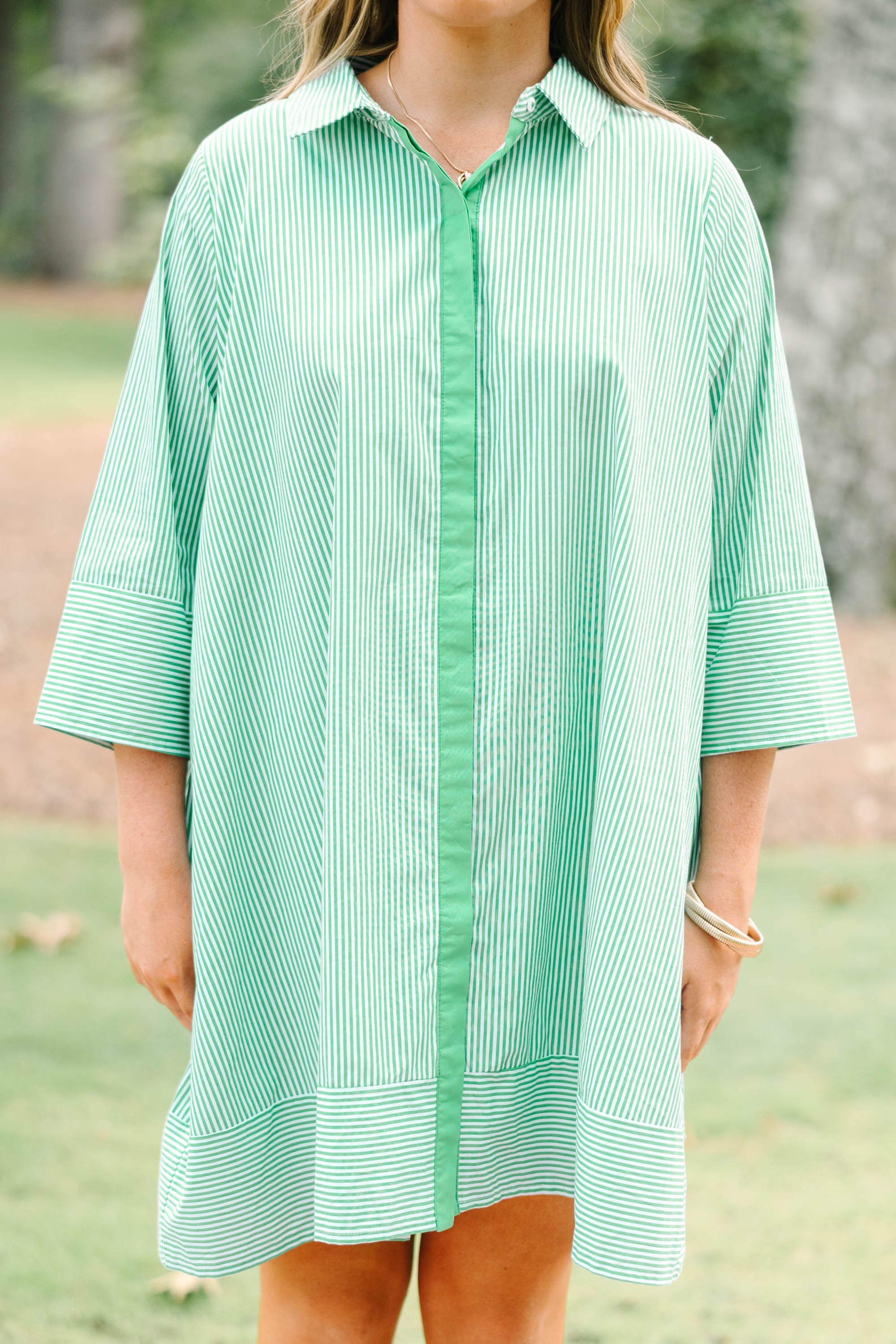 The Right Impression Dress, Kelly Green