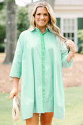 The Right Impression Dress, Kelly Green