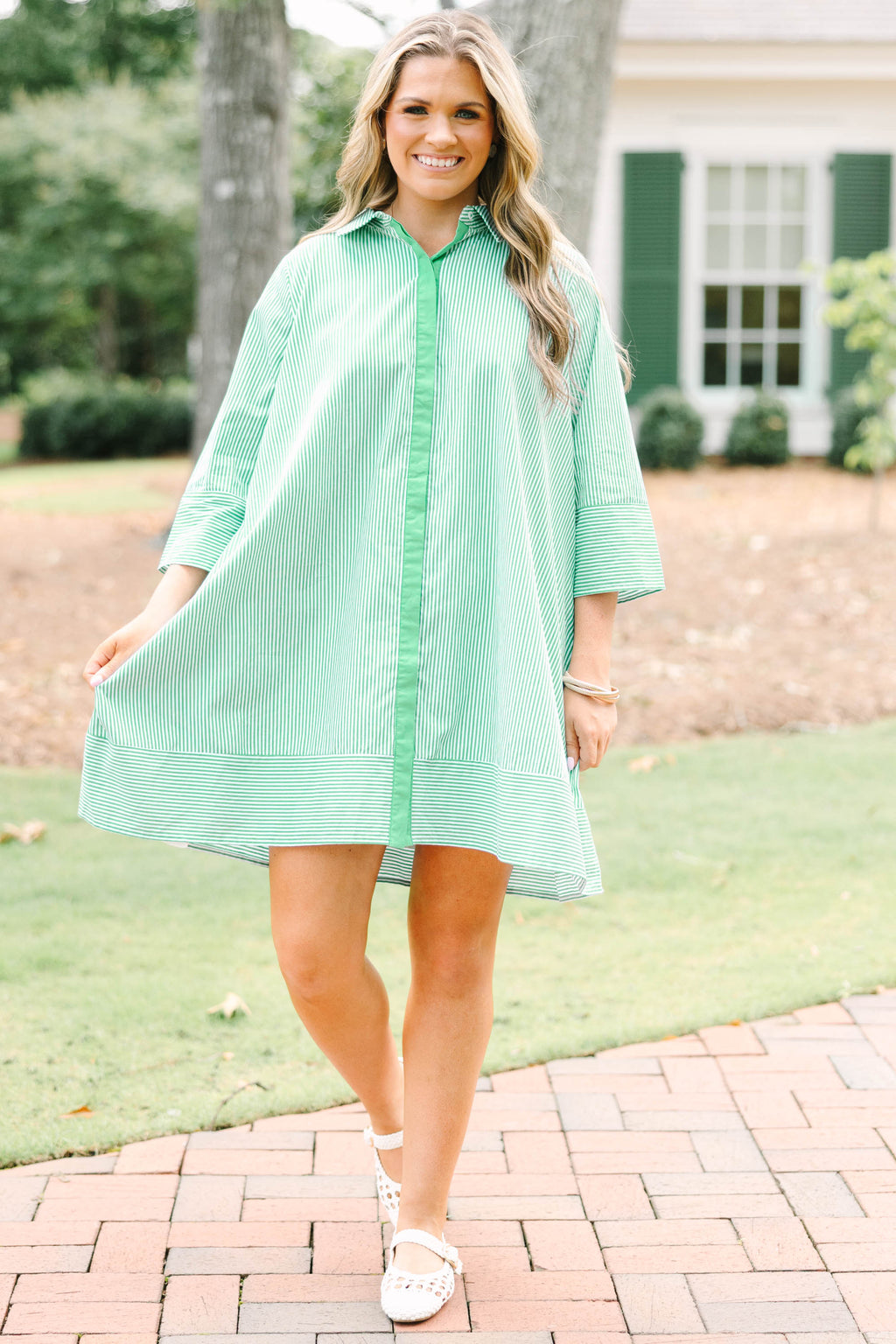 The Right Impression Dress, Kelly Green