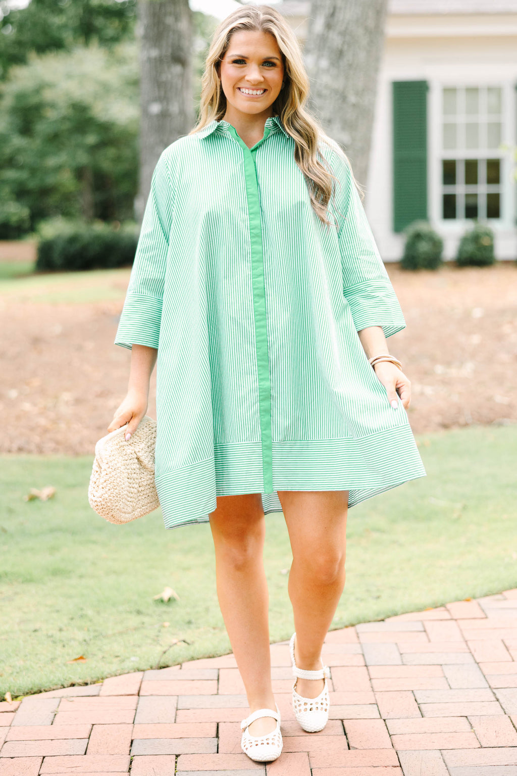 The Right Impression Dress, Kelly Green