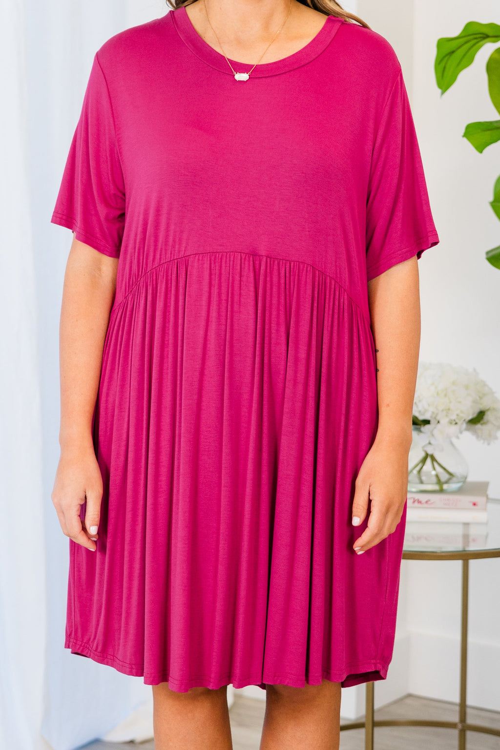 The Sawyer Dress, Berry