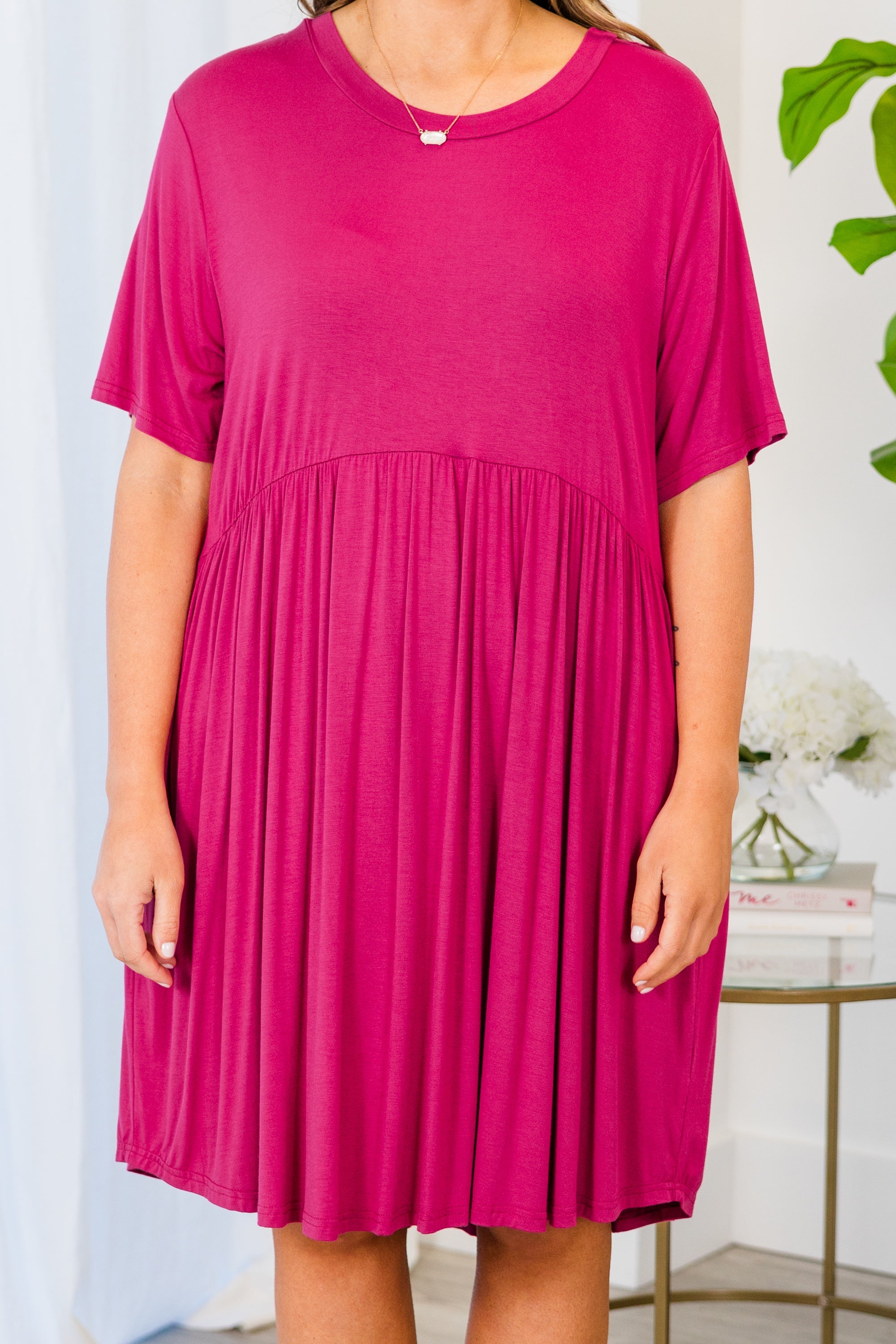 The Sawyer Dress, Berry