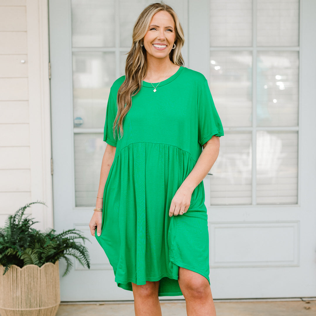 The Sawyer Dress, Emerald