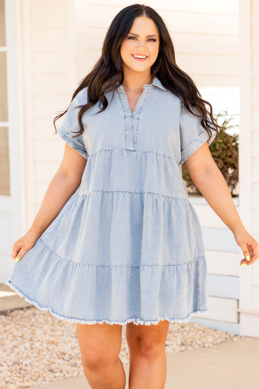 The Sweetest Reason Dress, Light Wash
