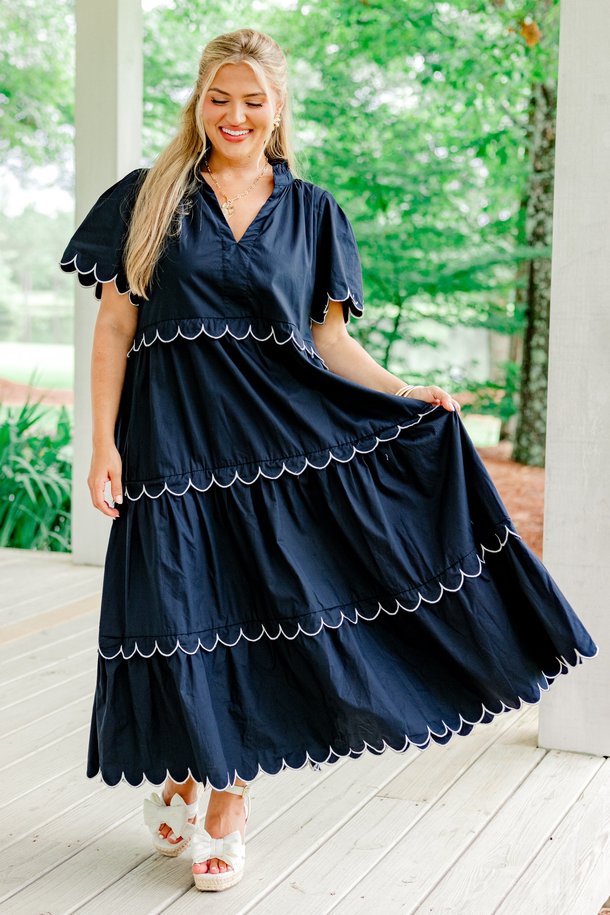The Sweetest Statement Dress, Navy