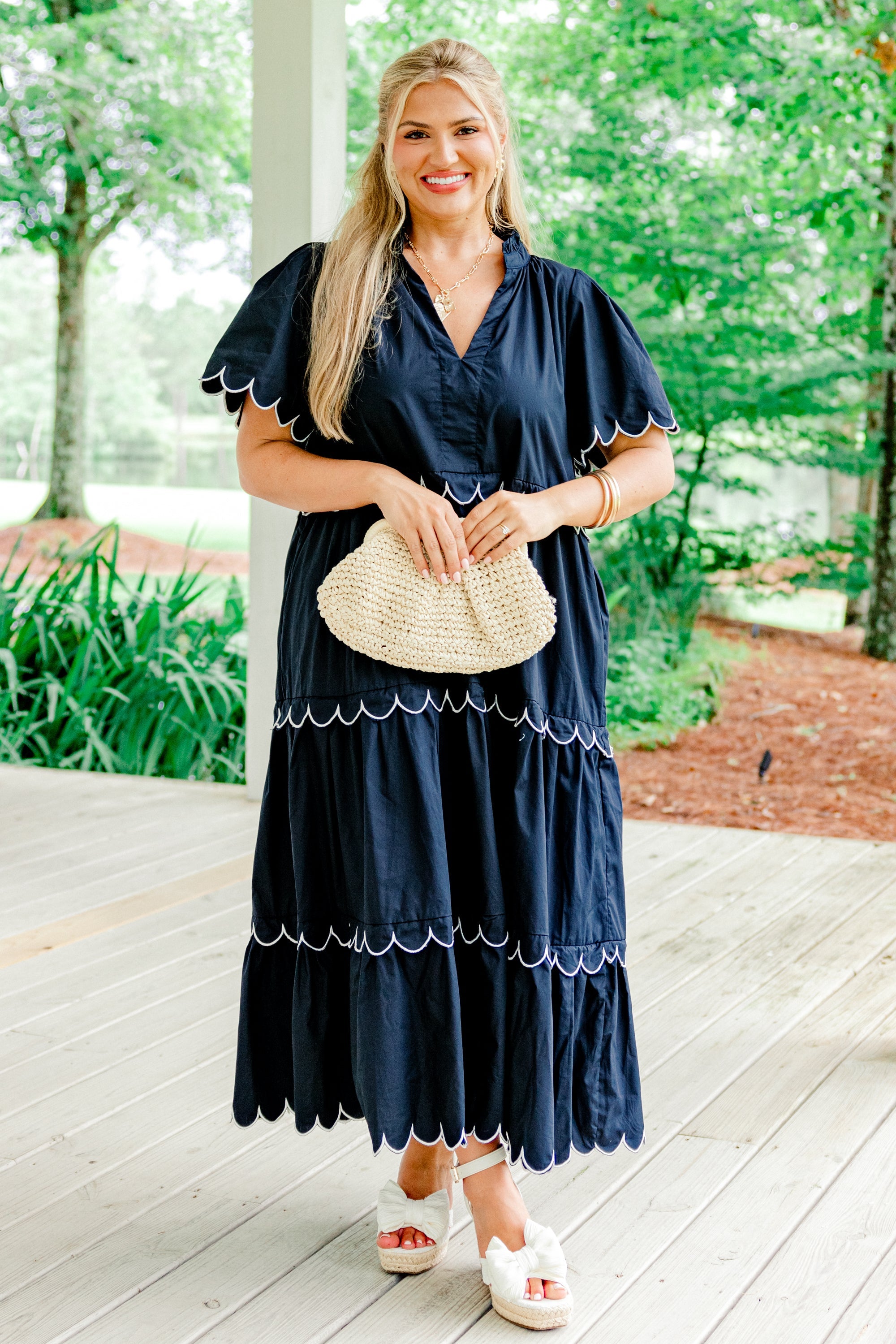 The Sweetest Statement Dress, Navy