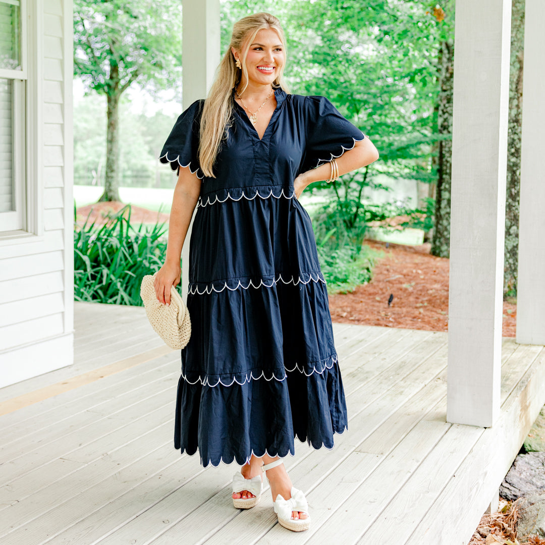 The Sweetest Statement Dress, Navy