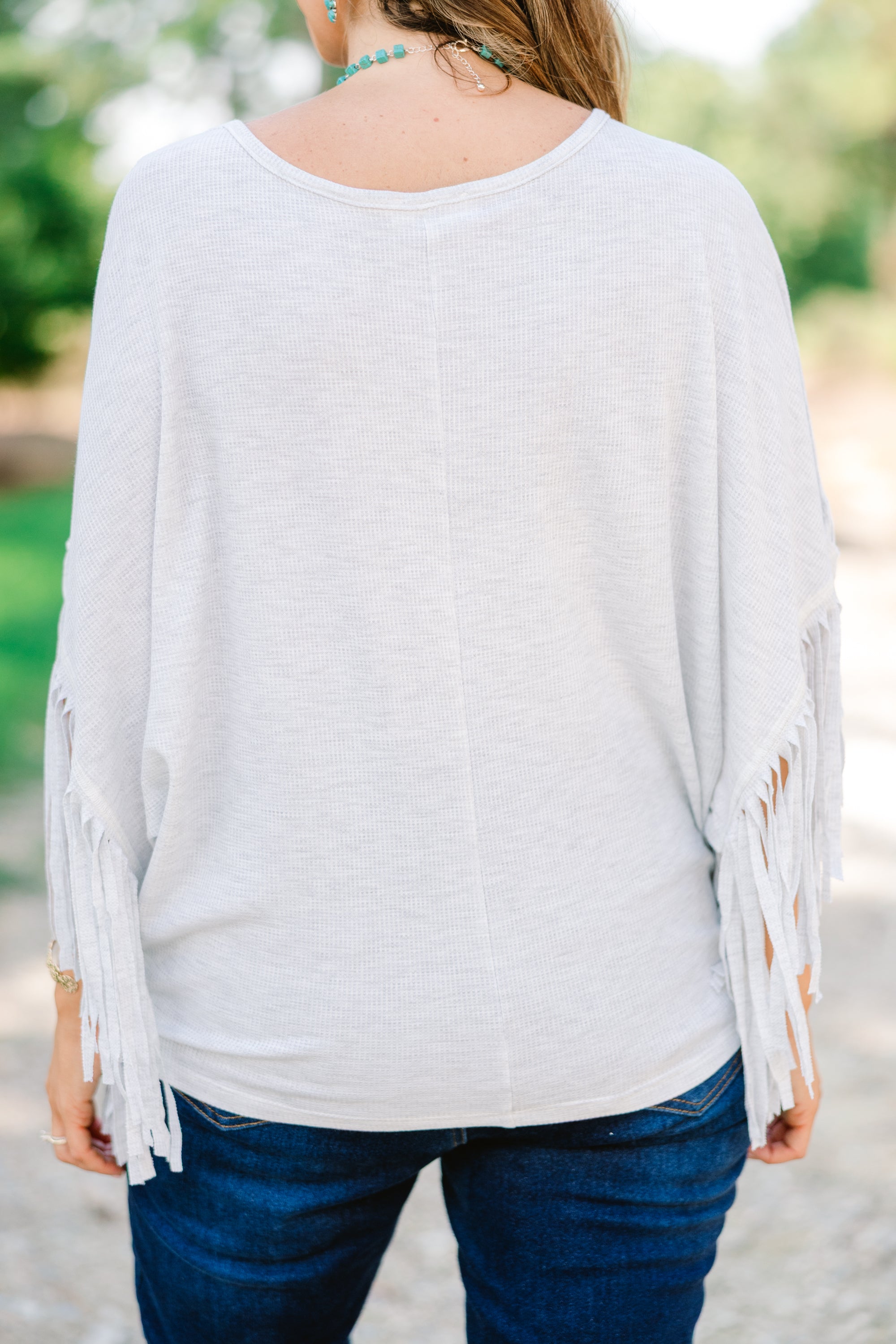 The Wild West Top, Heather Gray