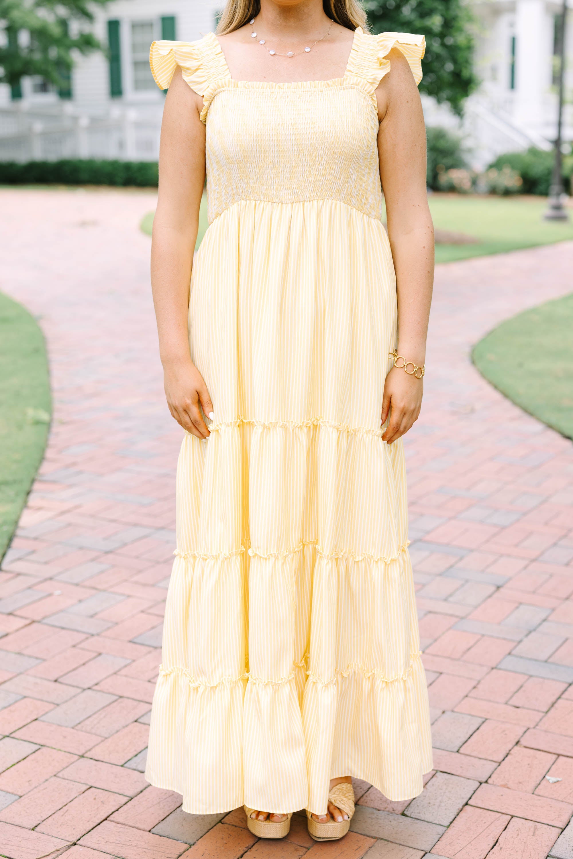 The Wildflower's Song Maxi Dress, Yellow