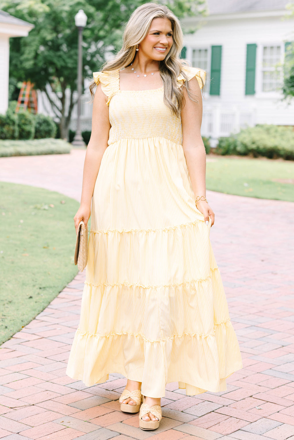 The Wildflower's Song Maxi Dress, Yellow