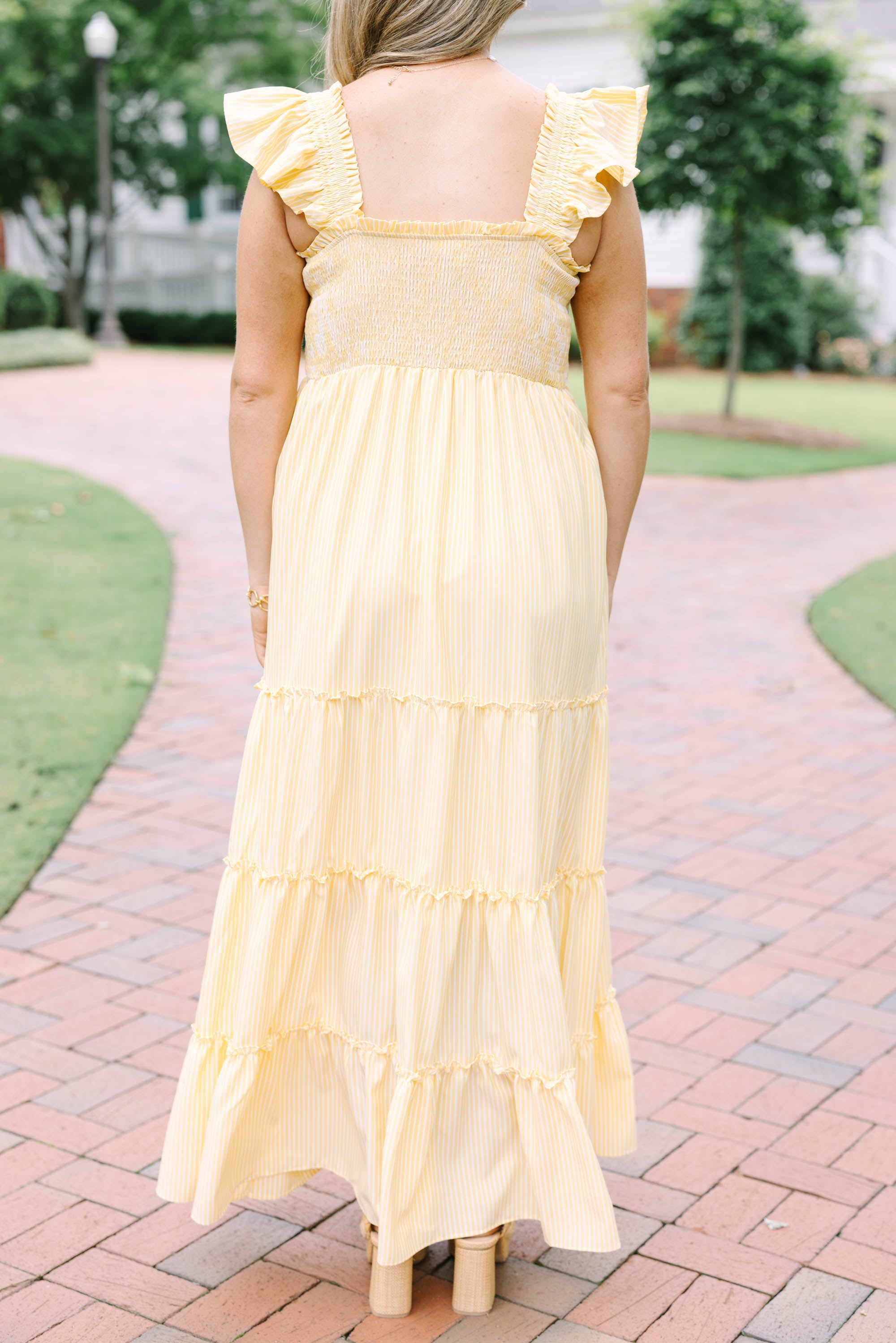 The Wildflower's Song Maxi Dress, Yellow