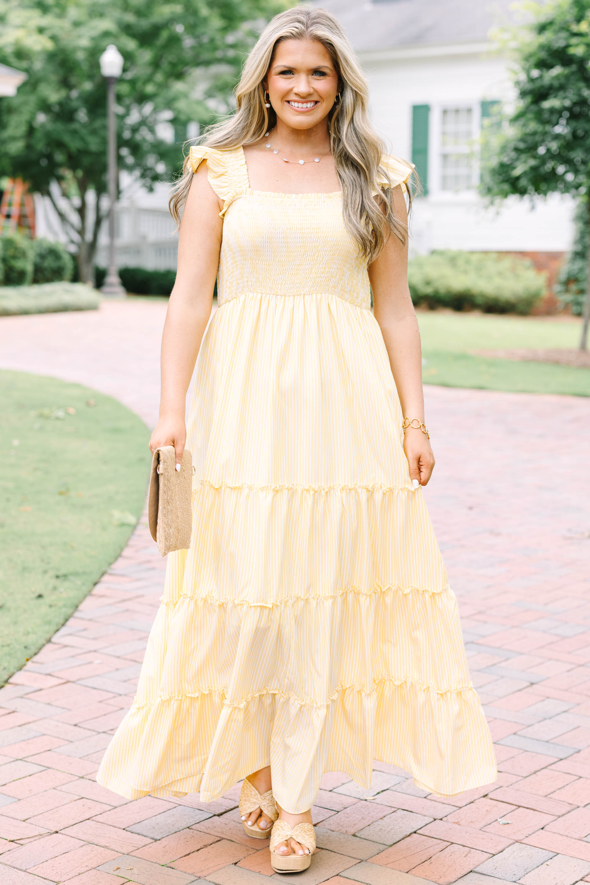 The Wildflower's Song Maxi Dress, Yellow