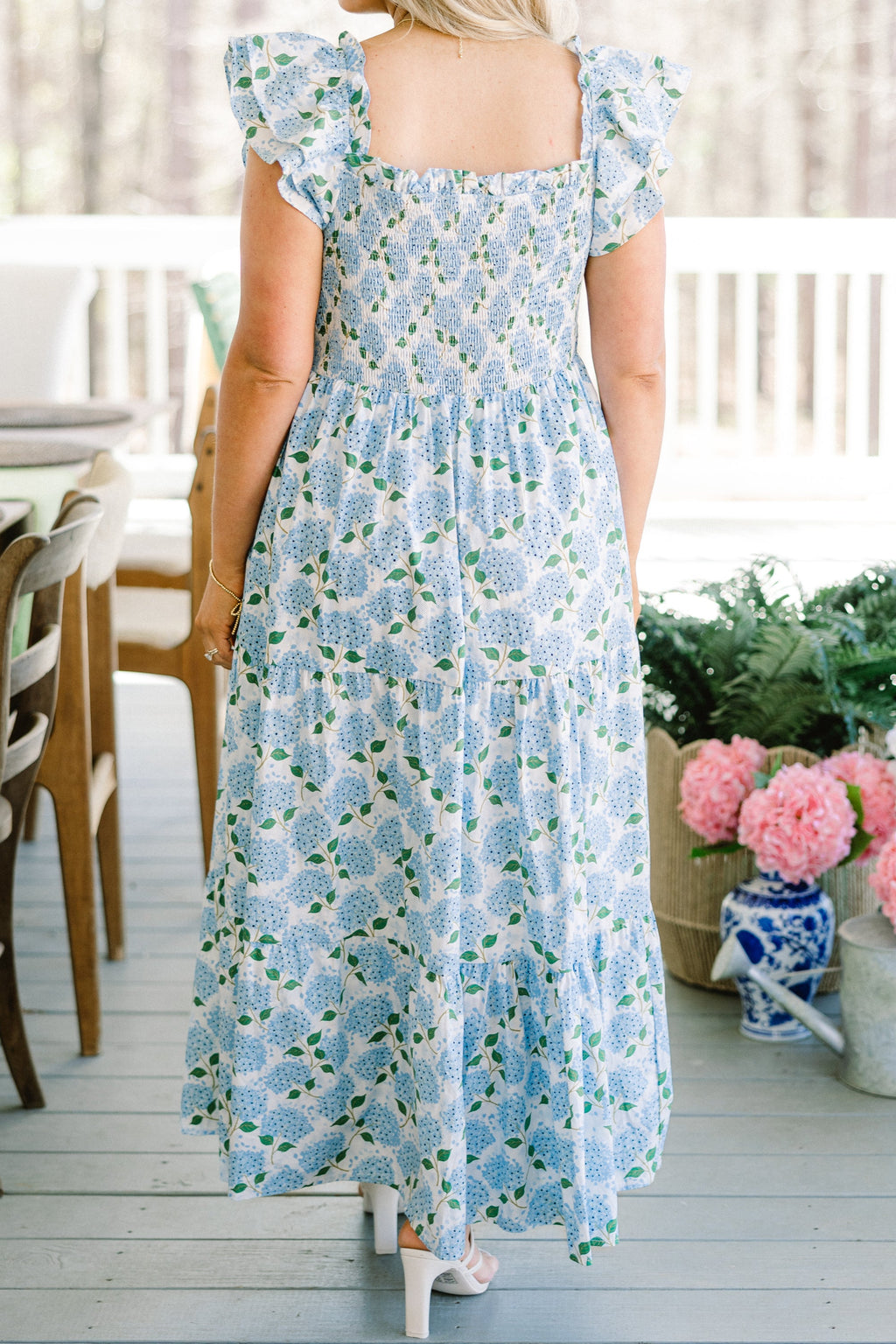 The Wildflower's Song Maxi Dress, Blue