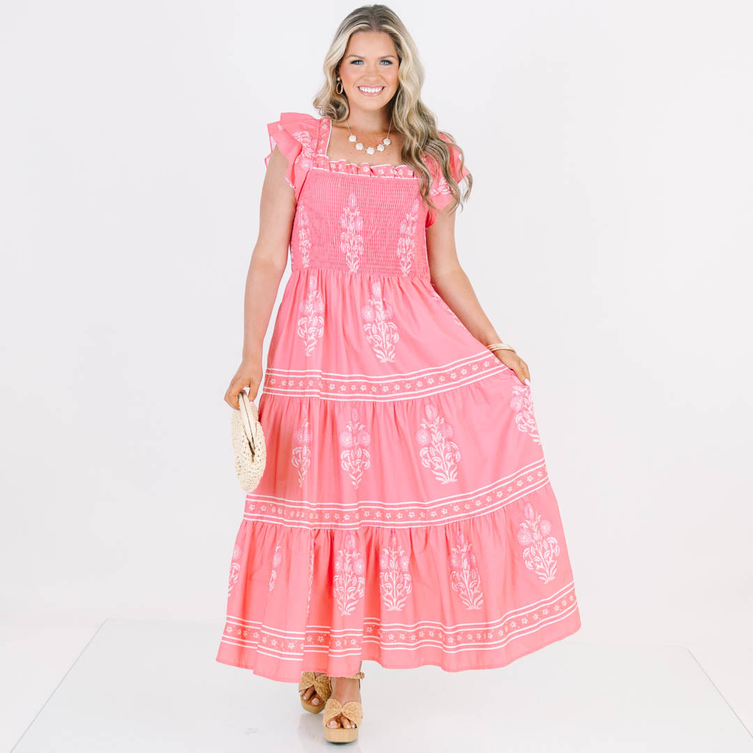 The Wildflower's Song Maxi Dress, Bubblegum