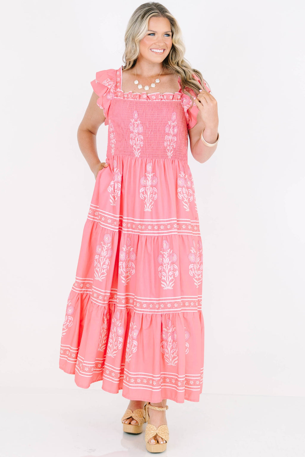 The Wildflower's Song Maxi Dress, Bubblegum