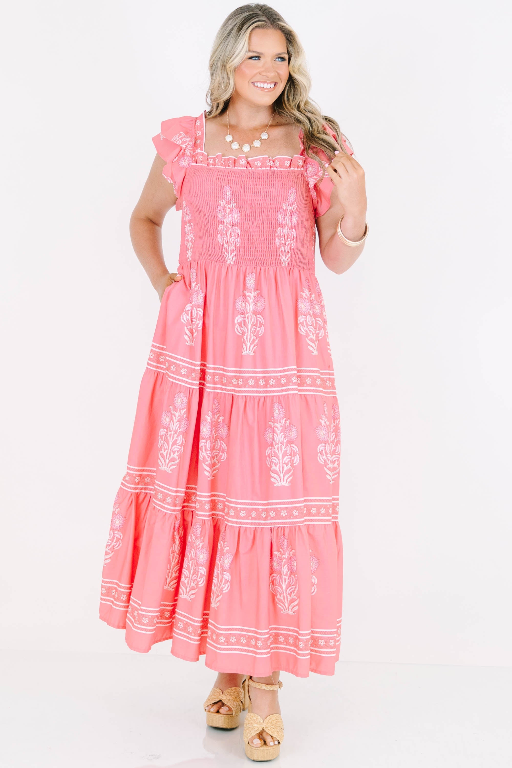 The Wildflower's Song Maxi Dress, Bubblegum