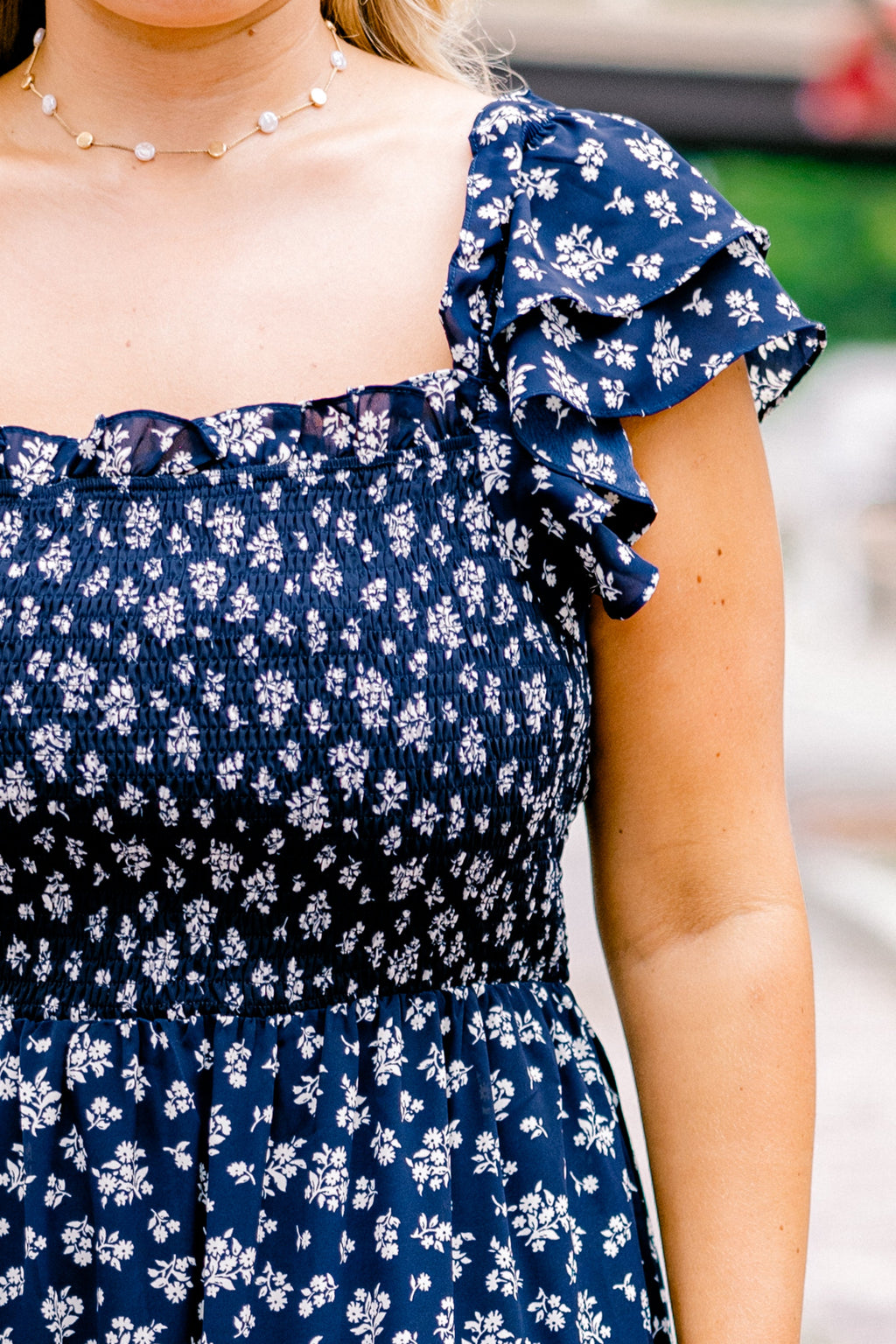 The Wildflower's Song Maxi Dress, Navy