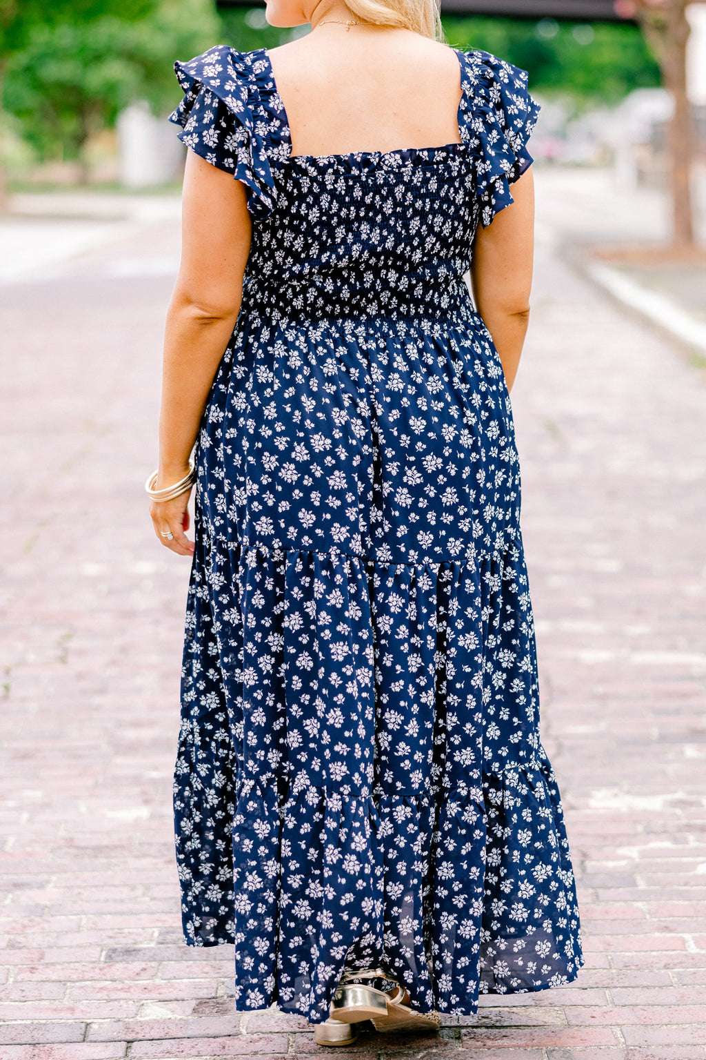The Wildflower's Song Maxi Dress, Navy