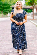 The Wildflower's Song Maxi Dress, Navy
