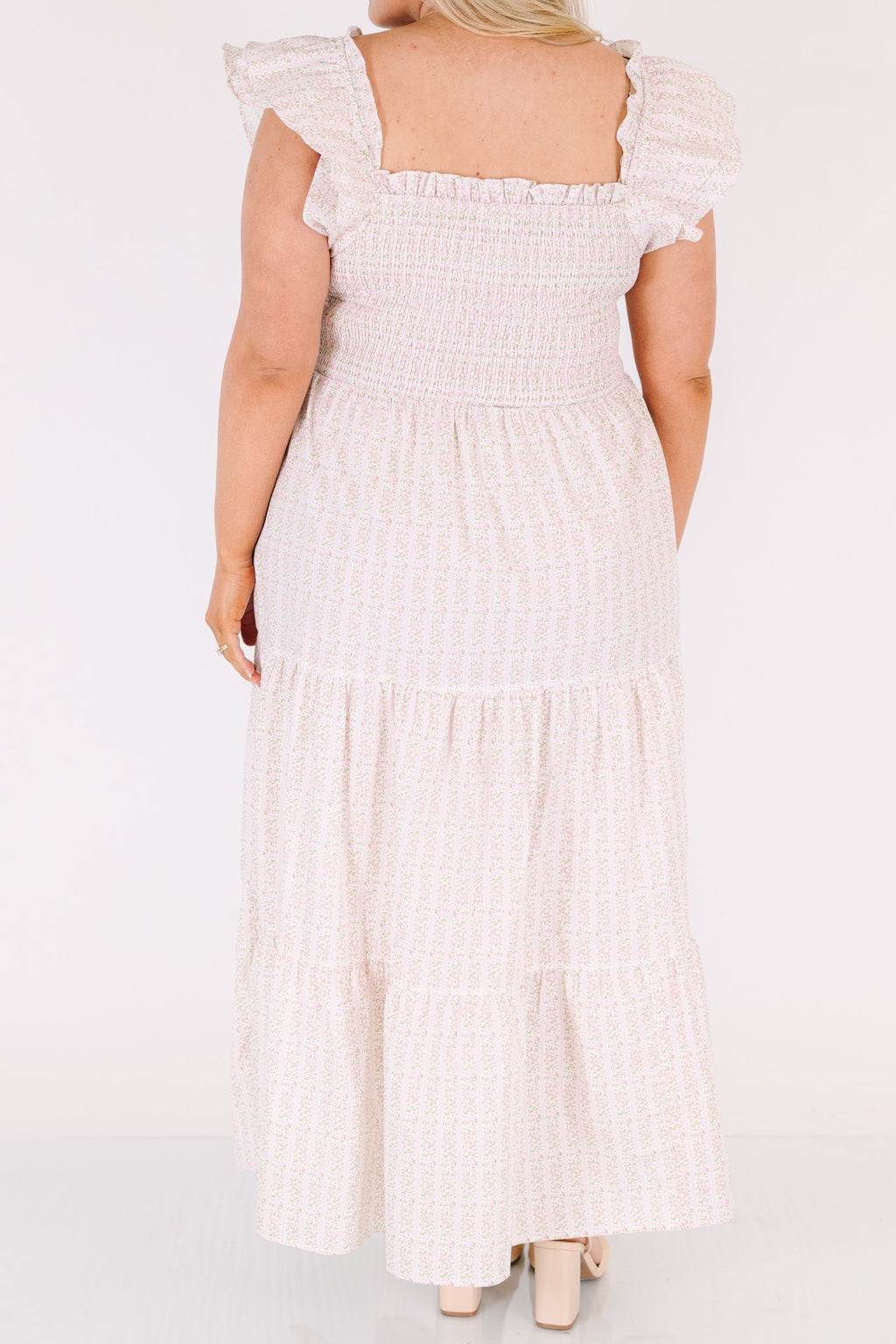 The Wildflower's Song Maxi Dress, Pink Ditsy