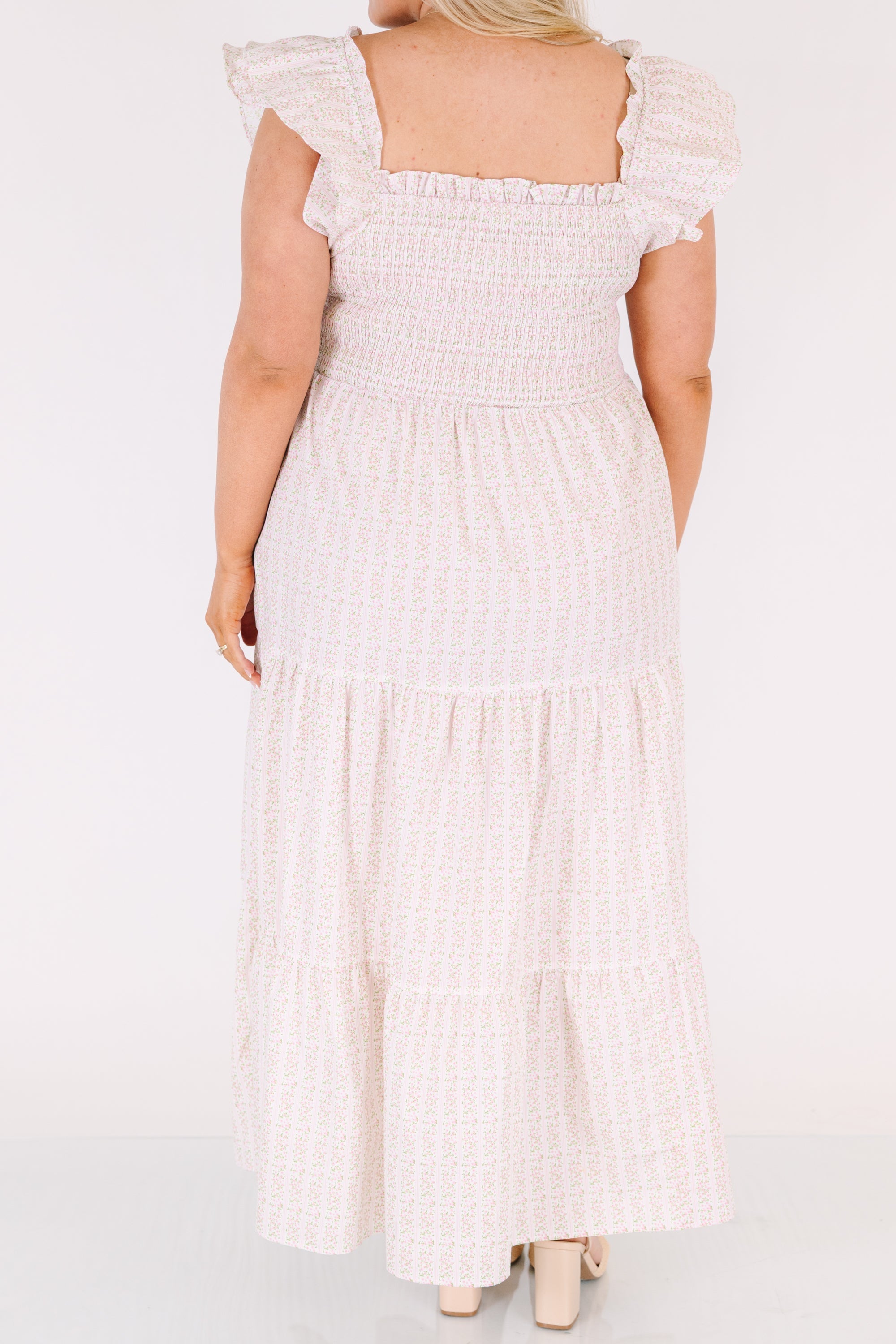 The Wildflower's Song Maxi Dress, Pink Ditsy