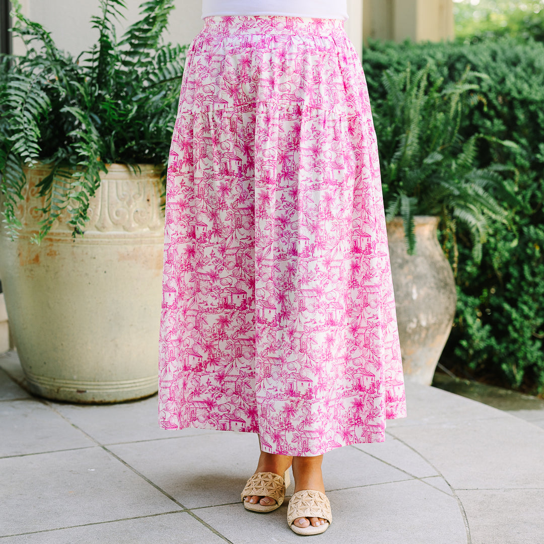 The Destination Skirt, Pink