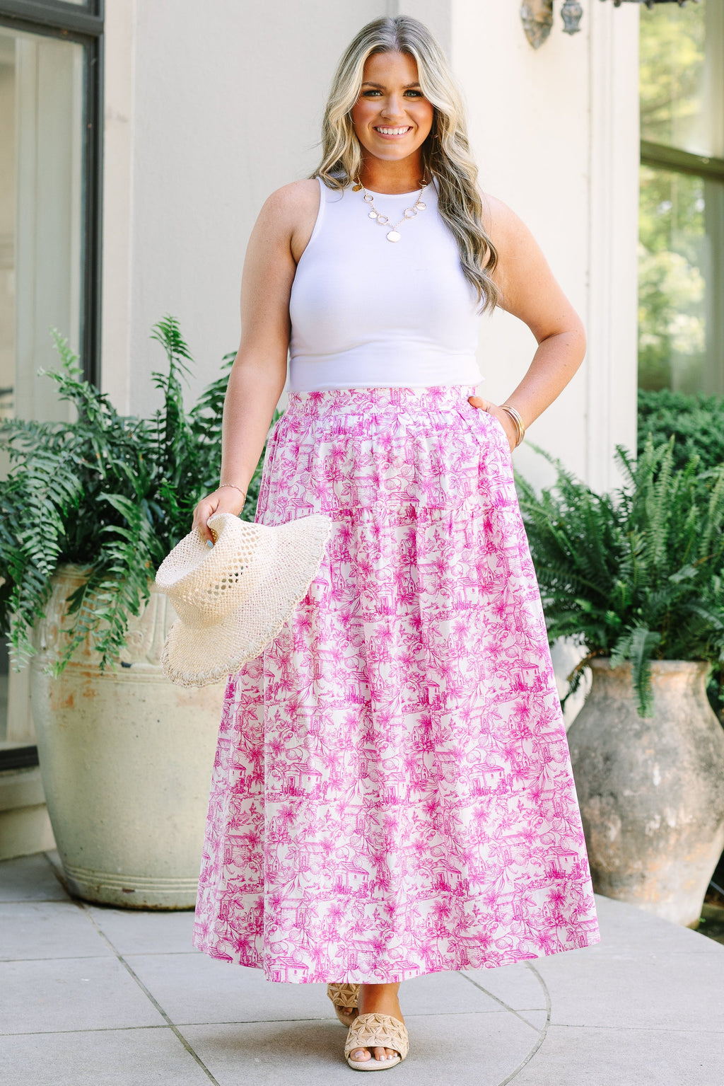 The Destination Skirt, Pink
