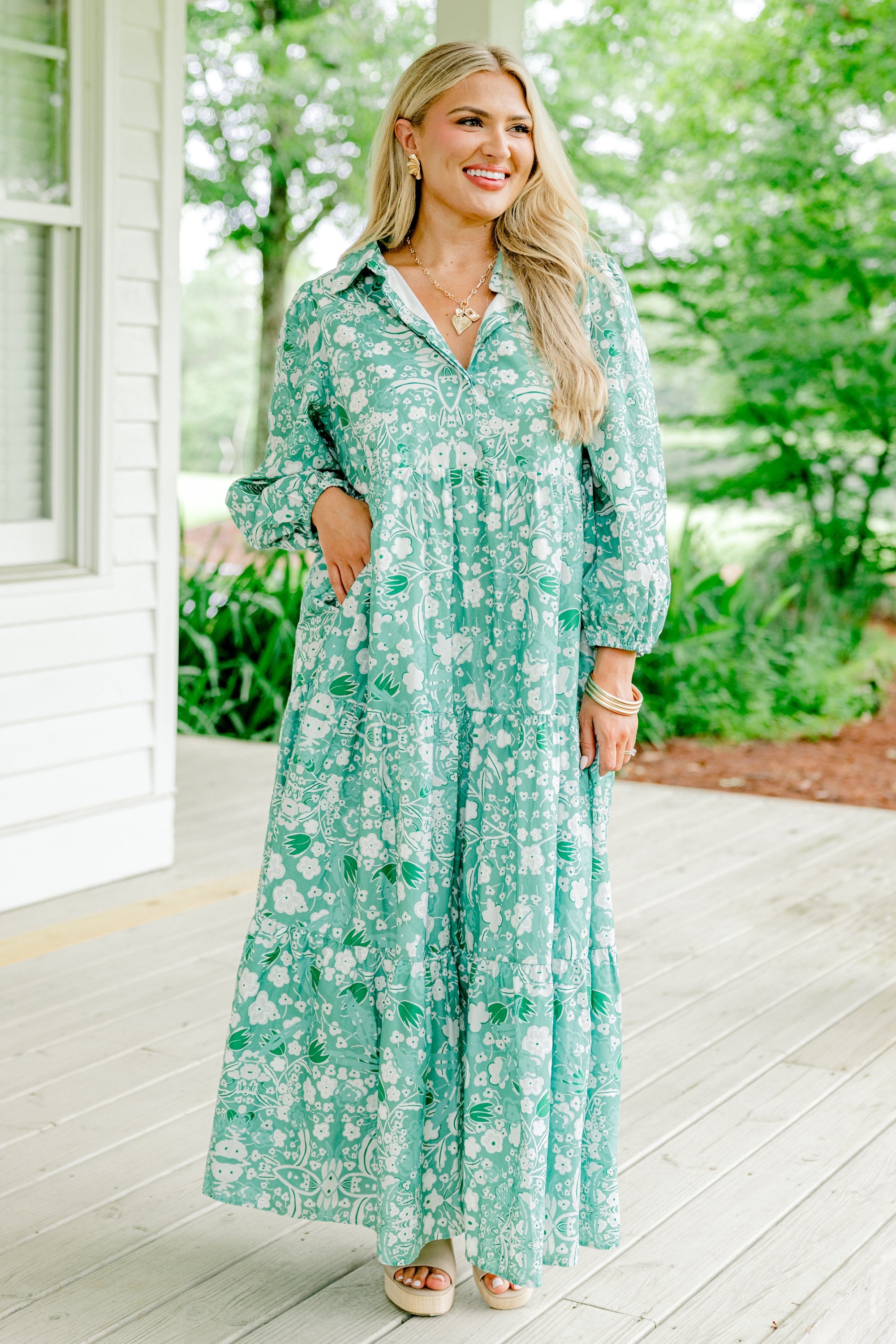 There You Are Dress, Green