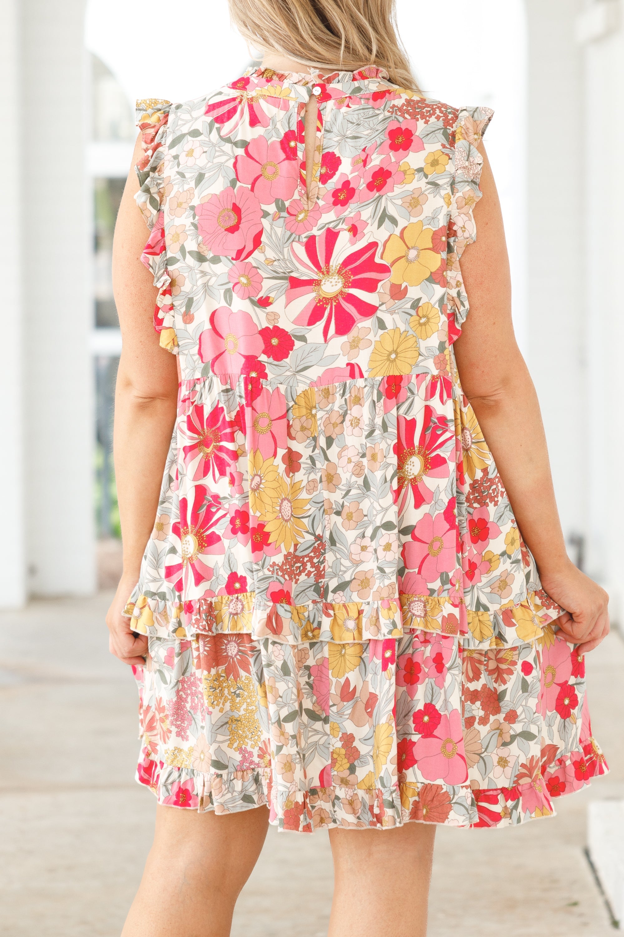 This Is Something Special Dress, Pink Multi