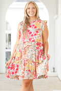 This Is Something Special Dress, Pink Multi