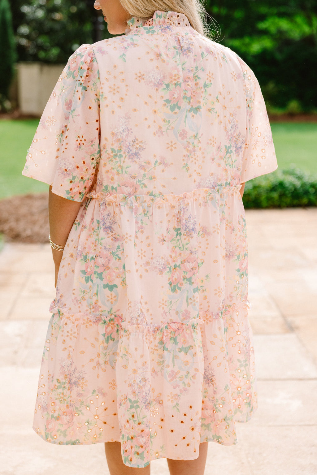 Through The Arbor Dress, Pastel Pink